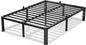 12 Inch Full Size Bed Frame, 3500Lbs Heavy Duty Metal Platform with Round Corner Legs Mattress Slide Stopper, Steel Slat Support No Box Spring Needed, Noise Free, Non-Slip, Easy Assembly