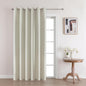 Joydeco Custom Light Beige Textured Total Blackout Curtain for Bedroom and Living Room. Grommet Textured Thermal Insulated Room Darkening Curtain 1 Panel (Custom Size and Color)