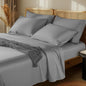 LBRO2M 1000 Thread Count 100% Egyptian Cotton Sheets Set 6 Piece Sets Queen Bed Sheet Deep Pocket Sheet Set 16" Soft Comfortable All Season (Queen, Gray)