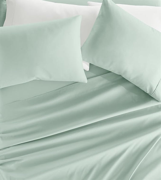 Linen Market Bed Sheets for California King Size Bed (Mint) - Sleep Better Than Ever with These Soft and Cooling California King Sheets - Deep Pocket Fits 16" Thick Beds - 4 Piece Cal King Sheet Set