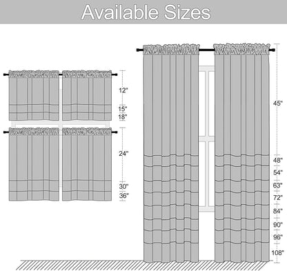 DONREN Home Window Decoration Christmas Holiday,72 Inch Length Thermal Insulated Blackout Curtains/Drapes for Living Room Kids Bedroom (One Pair, W 52 by L 72 inches, Olive Green)