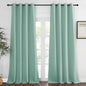 NICETOWN Bedroom Curtain Room Darkening Drapery 102 inches Length - Home Fashion Thermal Insulated Grommet Room Darkening Curtain for Living Room (Aqua Blue, 1 Panel, 52 x 102 inches)