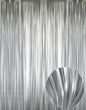 GOER 3.2 ft x 8.2 ft Metallic Tinsel Foil Fringe Curtains,Party Streamer Backdrop for Birthday,Graduation Decorations and New Year Eve (2 Pcs,Matte Silver,Thick Material)