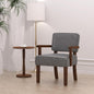 PU Leather Accent Chair, Oversized Living Room Chairs with Soft Seat and Armrests, Armchair for Bedroom, Dinning, Reading, Waiting Rooms