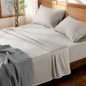 LBRO2M 100% Cotton Sheets Set Deep Pocket 19", 1000 Thread Count King Size 4 Piece Bed Sheet Sets Soft Comfortable Bedding All Season (King, Taupe)