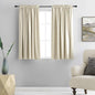 DONREN 54 Inch Length Beige Curtains for Kitchen - Room Darkening Small Window Treatment Curtain Drapes,Set of 2 Panels