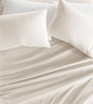 Linen Market Double-Brushed Microfiber King Sheet Set 4 Piece – Oeko-TEX Certified Ultra Soft & Wrinkle-Free - 16" Deep Pocket Sheets - Easy Care King Size - Ivory