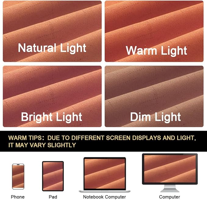 PrinceDeco Blackout Curtains for Bedroom 96 Inches Long Linen Look Curtains for Living Room Black Out Curtains Room Darkening Thermal Curtains with White Liner Backing for Nursery Decor,Orange
