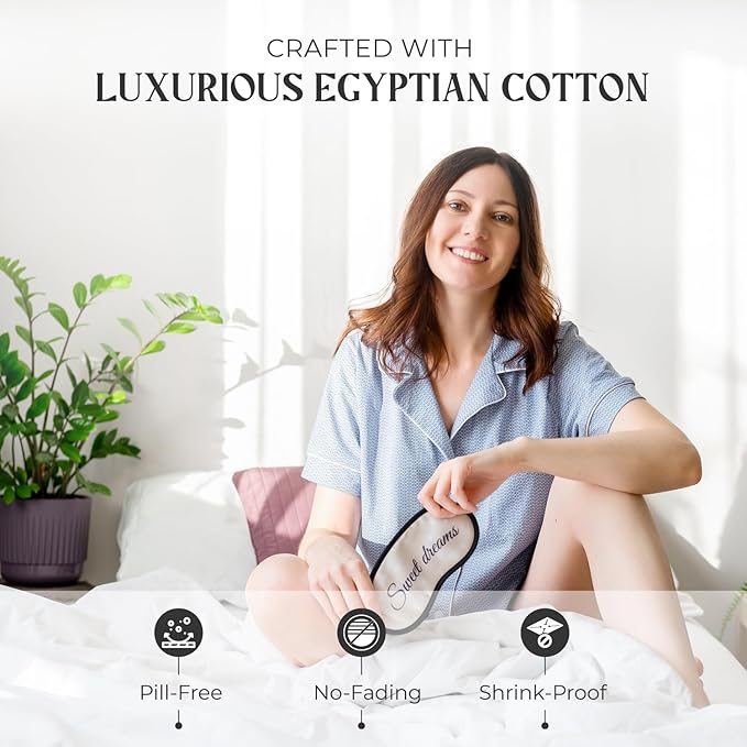 Mayfair Linen 100% Egyptian Cotton King Pillow Cases Set of 2 - Luxury 2000 Series King Size Pillowcases, Soft Cooling Breathable, Envelope Closure Hotel Quality Pillowcase (21 x 41, Light Grey)