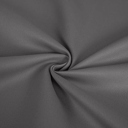Curtains 108 Inches Long 2 Panels Set, Blackout Curtains for Bedroom Living Room, Thermal Insulated Grommet Room Darkening Drapes for Privacy Home Decor Windows(W52 x L108, Light Grey)