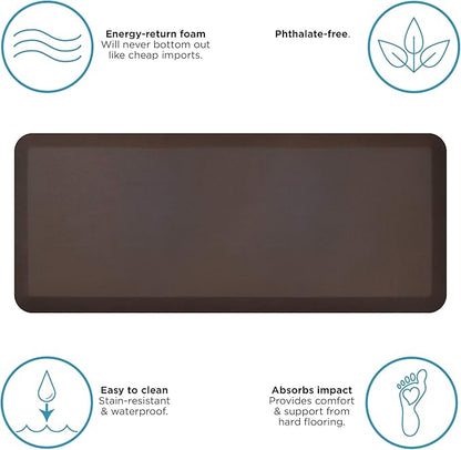 NewLife by GelPro Designer Comfort Mat, 20 by 48-Inch, Lattice Java