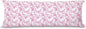 Pink Chinoiserie Golden Retriever Dog 20x54 Body Pillow Cover with Zipper,Golden Retriever Decor,Grandmillennial Pink Dog Decorative Body Pillow Cases for Bed Couch