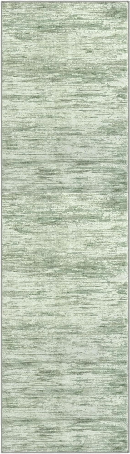 2x7 Modern Abstract Runner Rug for Hallways, Lime Green Super Soft Hallway Decor Kitchen Rugs with Non-Slip, Non-Shedding Washable Rug for Hallways Entryway Bedroom Indoor