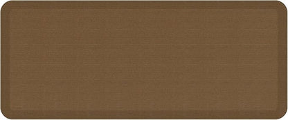 NewLife by GelPro Anti-Fatigue Designer Comfort Kitchen Floor Mat, 20" x48”, Grasscloth Khaki Stain Resistant Surface with 3/4” Thick Ergo-Foam Core for Health and Wellness