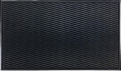 Guardian Easy Step Scraper 3X10 (33in x 115in) Indoor/Outdoor, Heavy-Duty, Solid Rubber Floor Mat,Black