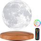 Levitating Moon Lamp Galaxy Lamp 6 inch 18 Colors LED 3D Moon Light, Remote & Touch Control Lava Lamp Moon Night Light Gifts for Girls Boys Kids Women Birthday