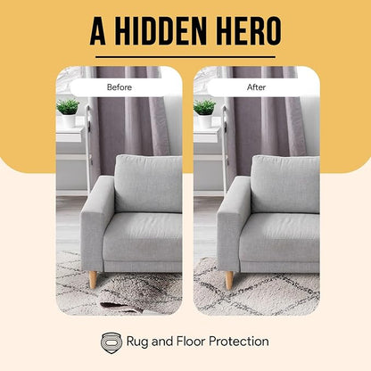 Premium Felt Rug Pad 8x10 Feet, Thick Rug Pads for Hardwood Floors, Laminate, Vinyl, Stone, Carpet & Tile, Under Rug Padding