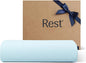 REST® Evercool®+ Top Sheet, Cali King/King Size, Light Blue, 104"X108" (1 Flat Sheet only)