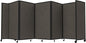 Versare Room Divider 360 Portable Wall Partition | Folding Panels | Large Freestanding Divider | Locking Wheels | Temporary Room Separator