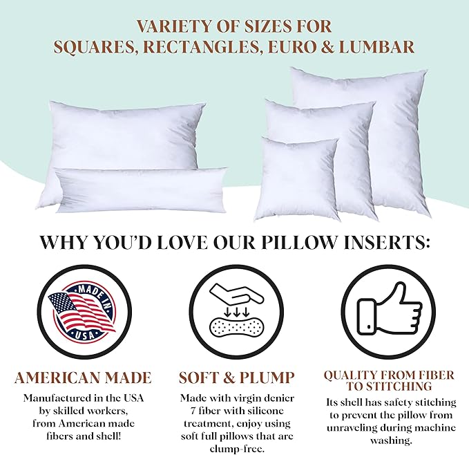 Pillowflex Synthetic Down Pillow Insert - 16x38 Down Alternative Pillow, Ultra Soft, Large Rectangle Body Sleeping Pillow, Kilim, Long, Back - 1 Decorative Pillow Form