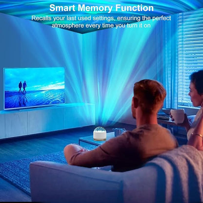 Northern Lights Projector, 13 Colors Aurora Night Light Projector for Bedroom, 3 Timers, Remote Galaxy Light Projector, Memory Function Dimmable Mood Lighting for Playroom Kids Teen Girl Gift