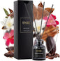 SNSE Tobaco & Vanilla Perfumed Reed Diffuser Set - Premium Reed Diffusers for Home with Diffuser Reeds, Luxurious Gift Aroma, Sophisticated Scent, Ideal for Relaxation, Elegant Home Fragrance