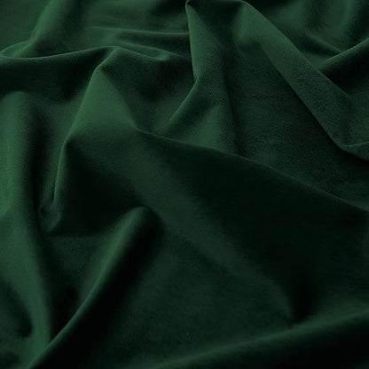 RYB Home Hunter Green Velvet Curtains for Living Room, Vintage Drape 84 inches Long Soft Durable Texture Room Darkening Privacy Window Treatment Decorative Backdrop for Bedrooom, W52 x L84, 2 Panel