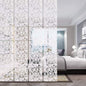 12+4PCS KEIBIKEIDI Hanging Room Divider Screens Made of Environmentally PVC, Simple and Modern White Hanging Panel Screen for Decoration Home, Livingroom,Bedroom, Kitchen, Dining Room,Hotel and Bar