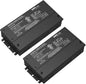 EMITEVER Dimmable Led Driver, 2 Packs 60W AC 110V-277V to DC 24V Transformer, 5-in-1 Dimming: ELV/MLV/TRIAC / 0-10V / 1-10V / 10V PWM/Potentiometer, Waterproof IP67 and UL Listed,Class 2