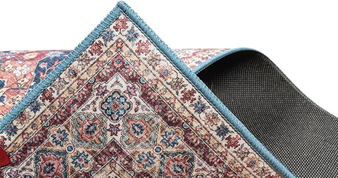 Gertmenian Indoor Boho Area Rug - 8x10 Large, Non Slip, Super Strong, Ideal for High Traffic Areas in Bedroom, Living Room, Kitchen - Cinzia, Bronze, 28508