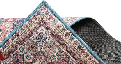 Gertmenian Indoor Boho Area Rug - 8x10 Large, Non Slip, Super Strong, Ideal for High Traffic Areas in Bedroom, Living Room, Kitchen - Cinzia, Bronze, 28508