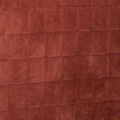 Touch of Class Camden Luxury Bedding | Warm Russet Color | Classic Fitted Bedspread | Faux Suede Box Quilted Design | Designed 2 Piece Set Includes Twin Bedspread and 1 Standard Sham