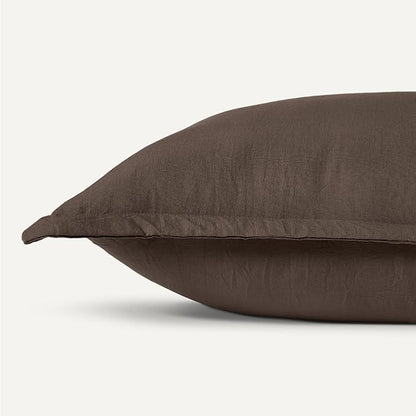 Amazon Basics Brushed Microfiber Comforter Set, Extra Soft with Natural Texture, 3-Piece, King, Brown