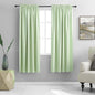 DONREN Light Green Curtains Light Filtering for Livingroom - 72 inch Length Set of 2 Panels Room Darkening Thermal Insulated Drapes for Hall Room,Light Mint Green,W52 x L72
