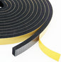 Weather Stripping Door Seal Strip, Strong Adhesive, Weatherproof, Reduce Noise, Gap Filler, Foam Insulation Tape for Doors and Windows, Black, 1 in x 1/4 in x 13 Ft