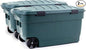 Rubbermaid ECOSense Wheeled Storage Totes, 40 Gal Pack of 2, Durable and Reusable Bins with Latching Lids for Garage or Home Organization, Made From Recycled Materials