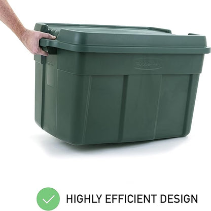Rubbermaid 3 Pack High Top Storage Containers for Garage and Home Use, 37 Gallon