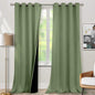 BGment Blackout Curtains 95 Inches Long 2 Panels Set for Living Room, Thermal Insulated 100% Light Blocking Curtains&Drapes, Grommet Soundproof Curtains for Bedroom Window, Each 52 Wide, Grass Green