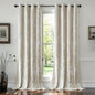 SMILETIME Ivory White Crushed Velvet Curtains 52x96 inch Luxurious Thermal Insulated Soundproof Drapes for Living Room Bedroom Office Soft and Durable Light-Filtering Window Treatments, 2 Panels