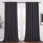 NICETOWN Living Room Window Curtain Drapes Extra Long & Wide - Living Room Panels Grommet Top Window Treatment for Hall & Guest Room (W80 x L108, Greyish Purple, 2 Pieces)