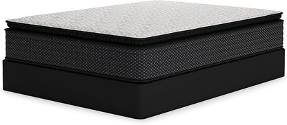 Signature Design by Ashley Limited Edition Pillow Top 13 " Pillow Top Hybrid Mattress with Gel Memory Foam, Edge Support for Cool Sleep and Pressure Relief, Queen, Fiberglass Free, Mattress In A Box