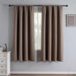 Blackout Curtains 72 Inch Length 2 Panels Set, Black Out Curtains for Bedroom 72 Inch Long, Rod Pocket Energy Saving Room Darkening Drapes for Living Room Window Khaki(W52 x L72)