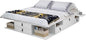 memomad Bali Storage Platform Bed with Drawers (Full Size, Off White)