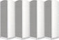 Folding Room Divider, Weave Fiber Privacy Screen, Extra Wide Room Screen Divider Separator, Decorative Separation Wall Divider, Freestanding Room (8-Panel)