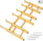 SpaceAid Bamboo Drawer Dividers with Inserts and Labels, Kitchen Adjustable Drawer Organizers, Expandable Organization for Home, Office, Dressers and Bathroom, 6 Dividers with 12 Inserts (13.25-17 in)