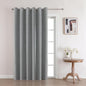 Joydeco Custom Light Grey Textured Total Blackout Curtain for Bedroom and Living Room. Grommet Textured Thermal Insulated Room Darkening Curtain 1 Panel (Custom Size and Color)