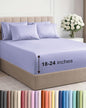Extra Deep Full Sheet Set - 6 Piece Breathable & Cooling Sheets - Hotel Luxury Bed Sheets Set - Easy & Secure Fit - Soft, Wrinkle Free & Comfy Sheets Set - Lavender Sheet Set with Extra Deep Pockets