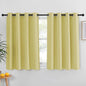 NICETOWN Paler Yellow Blackout Curtain for Living Room - Solid Thermal Insulated Grommet Blackout Panel/Drape for Bedroom Kitchen Window (1 Panel, 52 inches Wide by 54 inches Long)