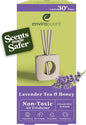 Enviroscent Non-Toxic Air Freshener for Home | Liquid Free Diffuser | Home Fragrance Lasts Over 30 Days | Kit includes 1 Mango Wood Stand & 1 Scent Stix Refill (Lavender Tea & Honey)