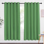 NICETOWN Froest Green Blackout Curtains for Bedroom 72 Inches Long, Thermal Insulated Room Darkening Grommet Window Curtains for Living Room Nursery, 66 inch x 72 inche, 1 Panel
